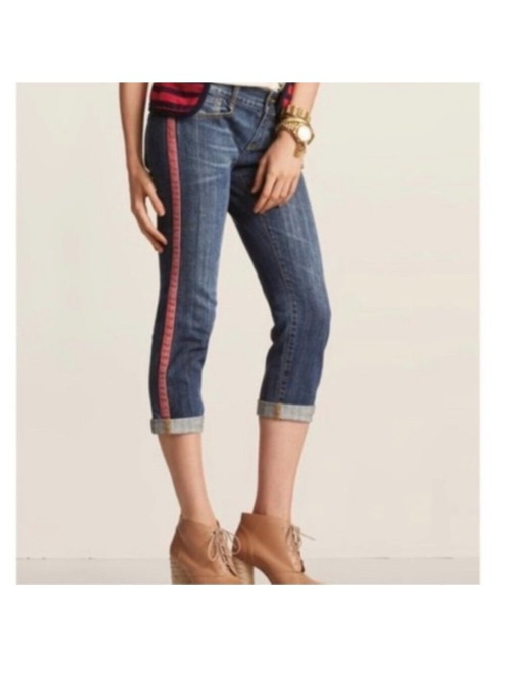 Cabi Johnny Crop Tux Jeans